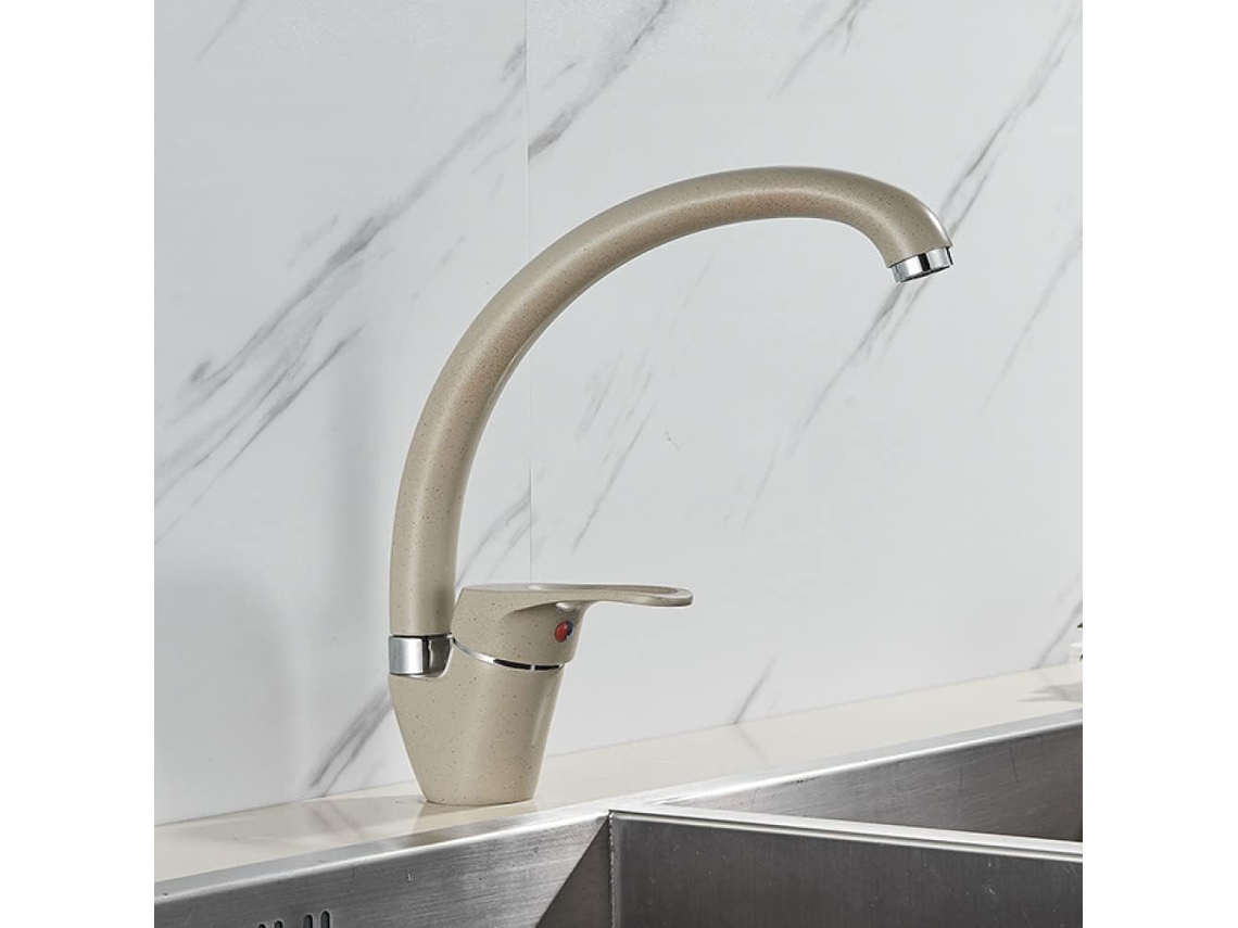 Torneira De Cozinha De Latão Com 4 Alças Em Várias Cores, Misturadora De Água Quente E Fria, Para Instalação.