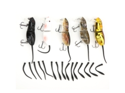 Lure Set (multi-jointed Bionic, With Lip Lure) New Multi-jointed Mouse With Lip Bionic Bait Lure Fake Bait Hard Bait Outdoor Fishing Tackle
