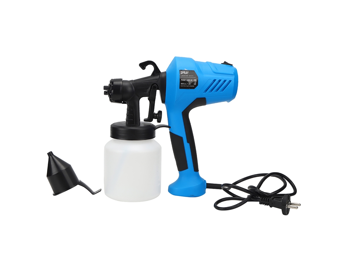 Pistola De Pintura Elétrica Airbrush De Alta Presión Con Interruptor Ergonômico (azul)