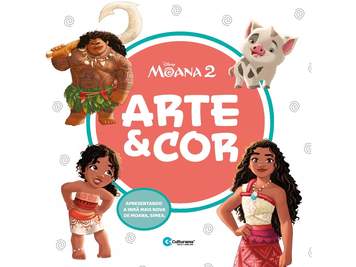 Livro Arte E Cor Moana 2 De Culturama (português Do Brasil)