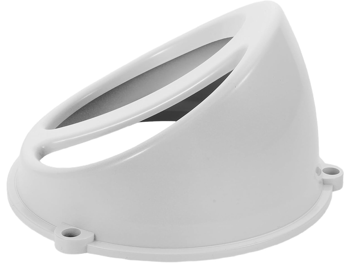 Entrada De Ar Em Abs Branco Para Capô De Motocicleta E Veículo