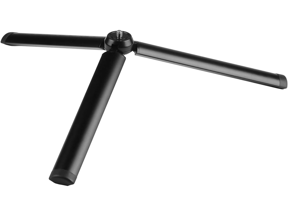 Mini Tripé De Alumínio De 8 Cm Para Vídeo Com Interface Universal