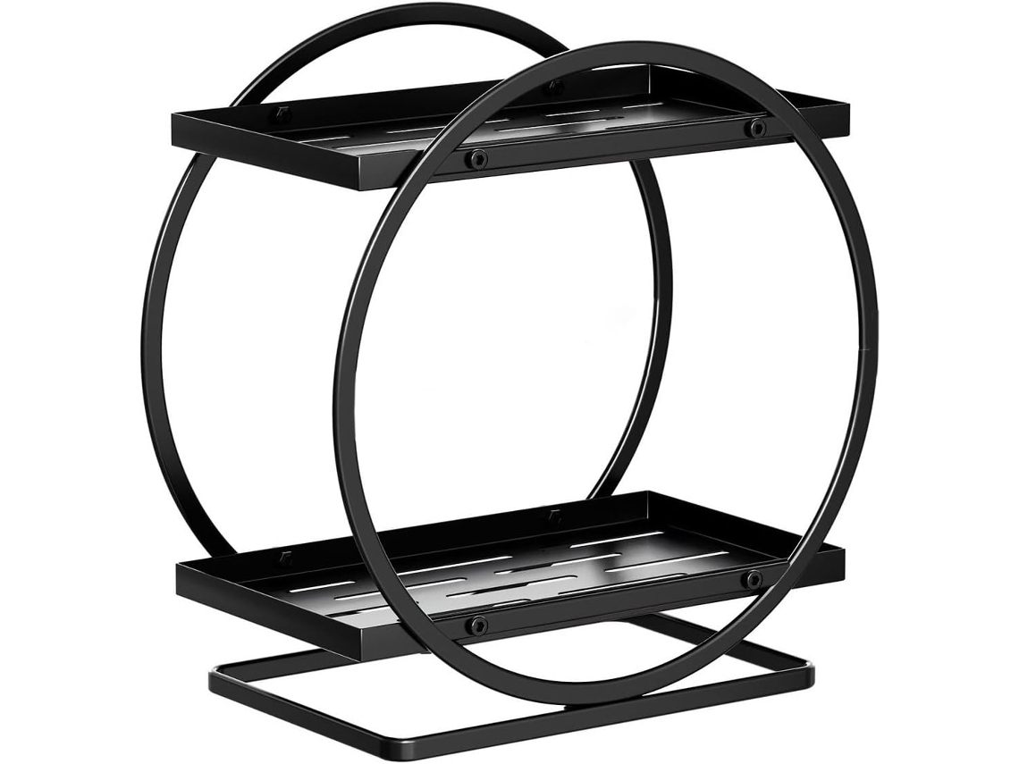 Organizador De Cosméticos E Artigos Higiene Pessoal Compacto, Em Aço Carbono, Para Maquiagem E Escova De Dentes, Ideal