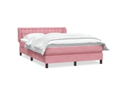 Box Spring Bed, Box Spring Beds Vidaxl Cor-de-rosa Veludo (160 X 220 Cm)