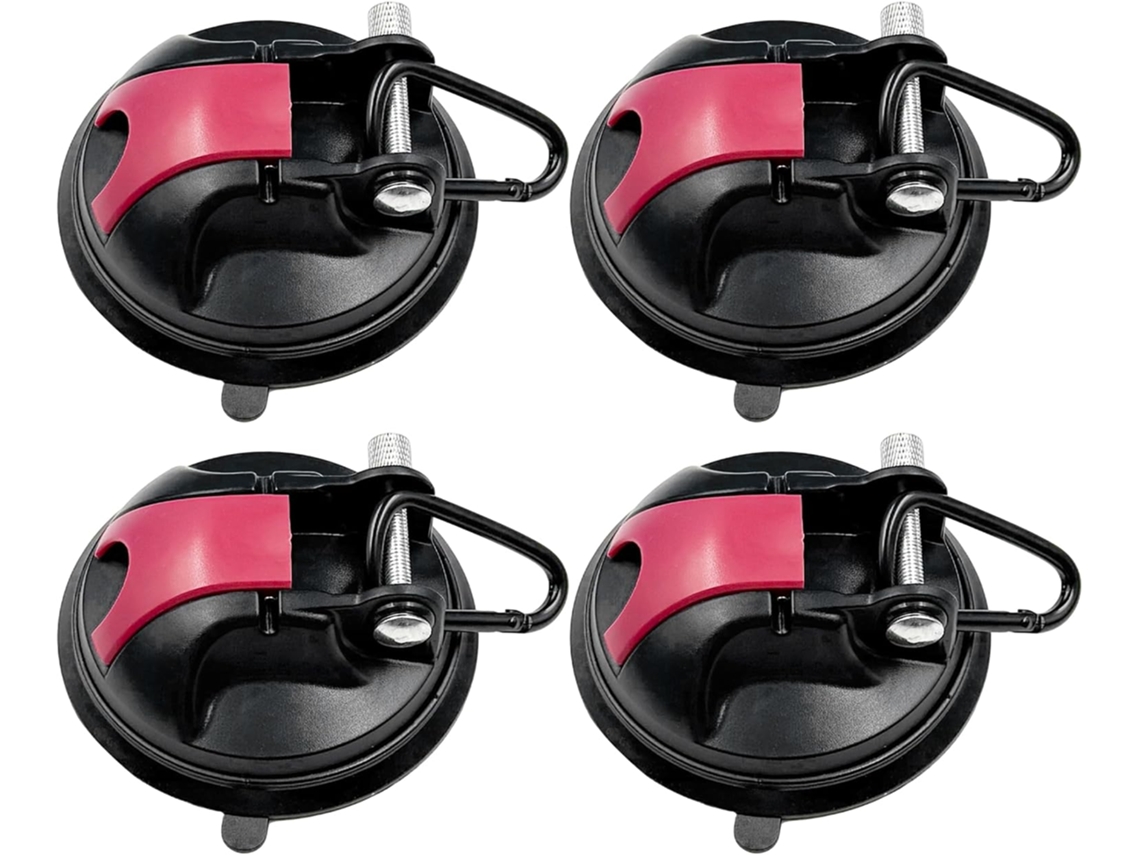 Ganchos De Ventosa Potentes, 4 Camping Com Conector, Gancho