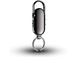 Lurelia Gravador De Voz Com Porta-chaves 8gb Com Ativação Por Voz, Redução De Ruído, Reprodução Mp3 Para Reuniões, Aulas, Entrevistas - Preto