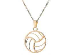 2026 collares de Esportes com Pingente de Aço Inoxidável para Homem e Mulher Vôlei