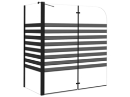 Bath Enclosure, Bath Enclosures Vidaxl Preto Vidro (n/a)