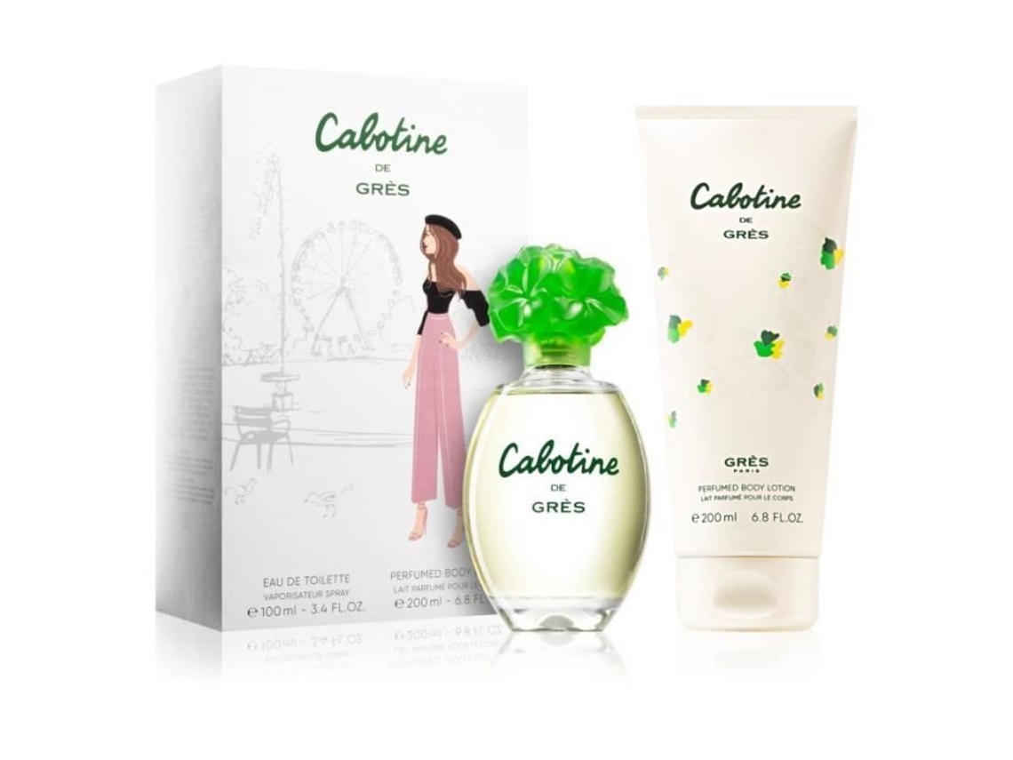 Conjunto Presente Cabotine de Grès Eau de Toilette 100Ml e Leite Corporal 200Ml