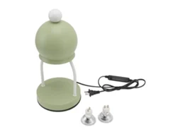 Lâmpada aquecedora de velas com temporizador e função dimmer, luz elétrica quente, plugue americano 110-240 V