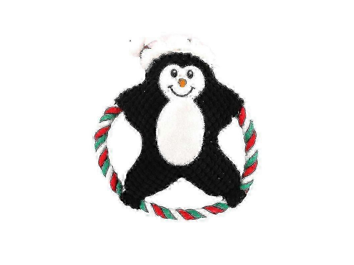 Brinquedo De Natal Para Cães Com Corda E Peluche