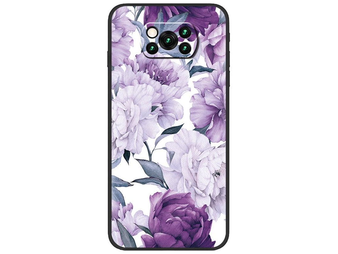 Capa De Silicone Tpu Para Xiaomi Poco X3 Nfc Roxo Panoona