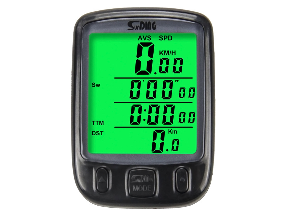 Ciclocomputador Para Bicicleta, Digital, Lcd, Impermeável, Velocímetro