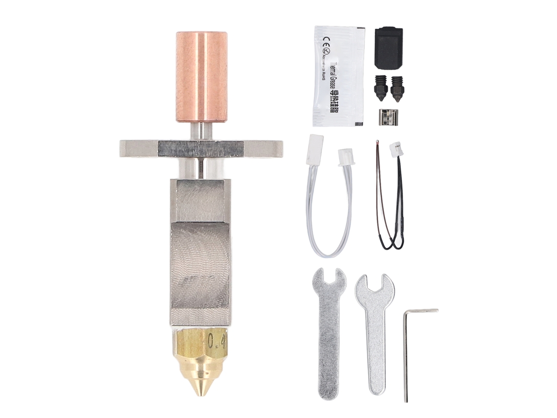Kit De Bico Quente Cerâmico 0.4mm 500℃ Para Impressora 3d K1 K1 Maximum Ender 3 V3 Ke Cr10 Se