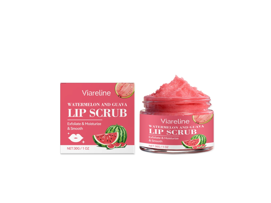 Exfoliante Labial de Melancia e Goiaba para Remover Impurezas e Nutrir os Lábios LAXISCREED