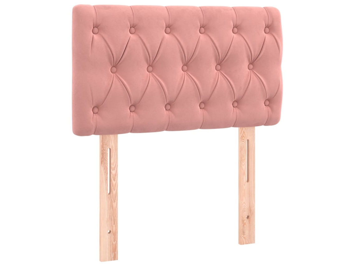 Headboard, Headboards Vidaxl Cor-de-rosa Veludo (80 Cm)