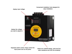 Regulador de tensão variável YURU portátil de 10000w com display digital para velocidade, temperatura e luz