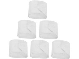 Punhos Decorativos Removíveis Em Tecido Branco, 3 Pares Para Mangas, Ideais Para Um Look Feminino Elegante.