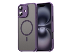 Capa Fan Dun Para Iphone 16 - Tpu Híbrido Pc Fosco - Magsafe