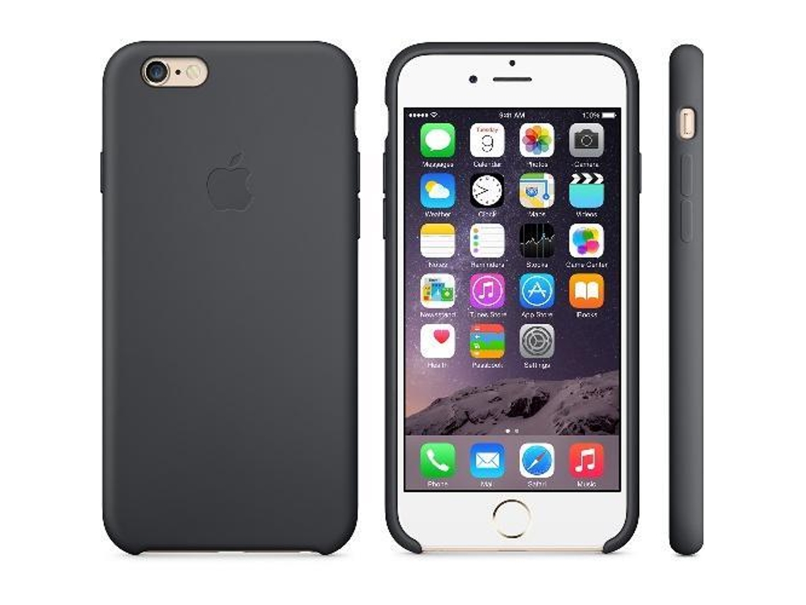 Capa APPLE iPhone 6 de Silicone Preto