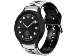 Pulseira De Relógio De Silicone Com Textura Curva