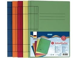 43208 Pastas Com Fecho A4, 5 Unidades Em Cores Sortidas Gokoco