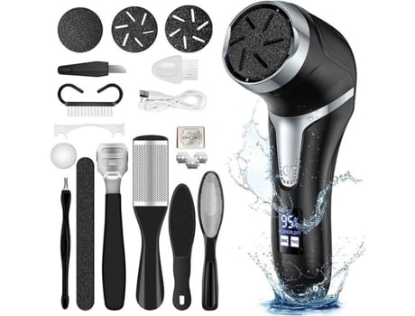 Raspadeira De Pés Elétrica Não Especificado Modelo Não Especificado À Prova Dágua Recarga Usb 2 Velocidades Lemonda
