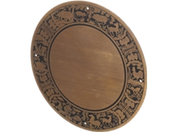 Prato Decorativo Antigo Do Zodíaco Chinês, Elegante, Para Suporte De Tv Ou Móvel Armazenamento