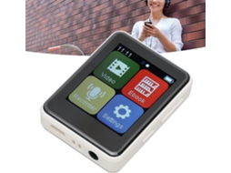 Reprodutor De Mp3 Mp4 Com Bluetooth, Tela Sensível Ao Toque De 1, 8 Polegadas, Rádio Fm, Leitor De E Books, Áudio Hifi
