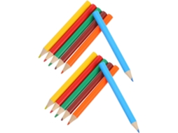 Conjunto De 120 Mini Lápis De Cor Pré- Apontados Para Meninos E Meninas, De Madeira Ergonômicos E Portáteis
