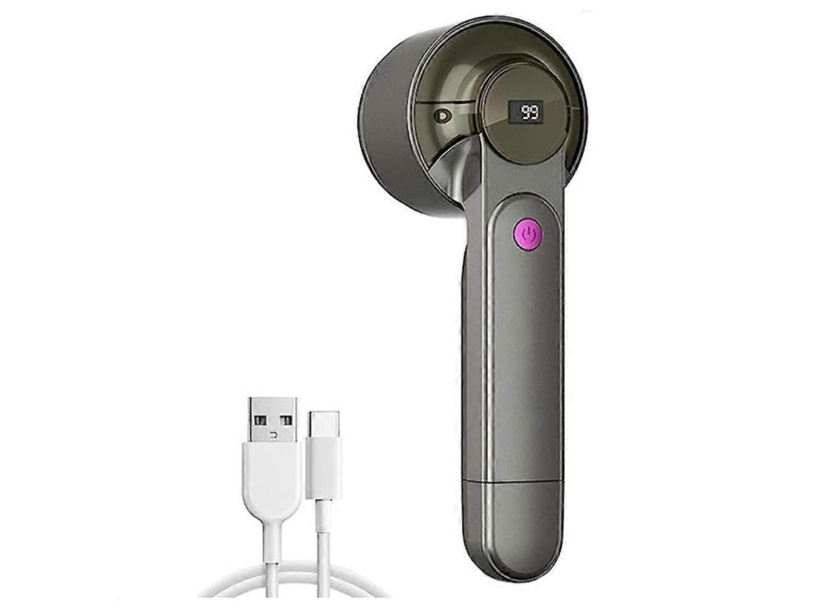 Removedor De Fiapos E Bolinhas Recarregável Para Tecidos, Com Visor Digital De Led. Remove Fiapos E Bolinhas De Roupas. Nostalgia88