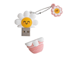 Pen drive USB 3.2 Wondee, capacidade de 32 GB, branco
