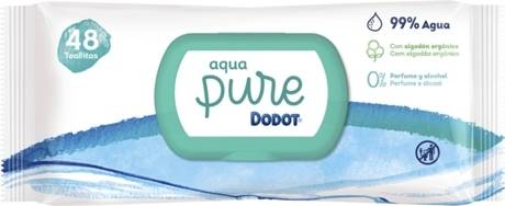 Anúncio Toalhitas Pure Aqua de Dodot 10” 