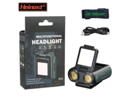 Farol De Led De Indução Com Mini Clipe Para Tampa, Bateria Integrada De 1200 Mah, Recarregável Por Usb, Para Camping E Pesca. Loja Olysi