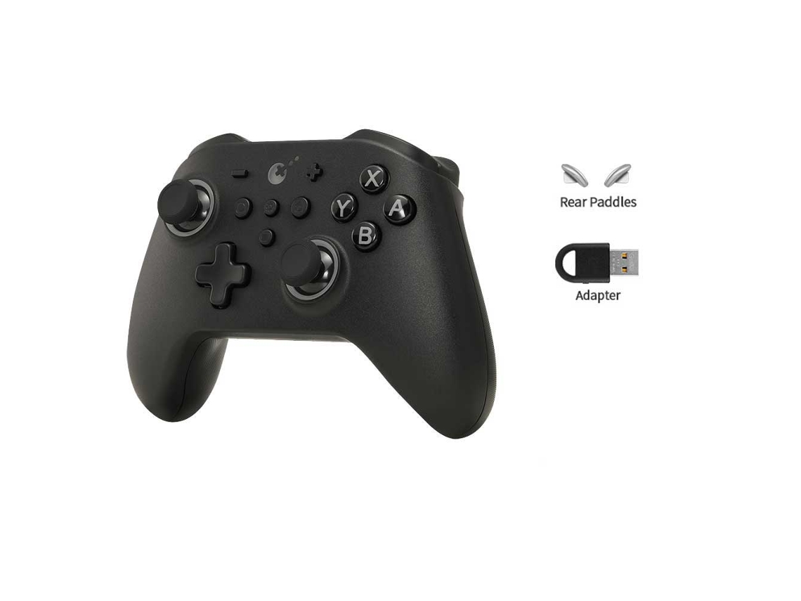 Controle Sem Fio Pro Com Joystick E Gatilhos Hall Effect, Compatível Com Windows, Nintendo Switch, Android E Ios, Cor Preta. Aeuzwr