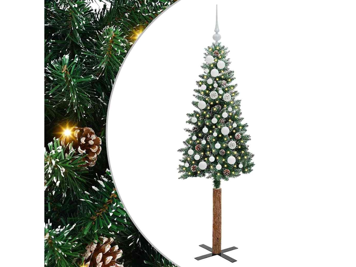 Conjunto 1 Árvore De Natal Vidaxl Verde Pvc (150 Cm)