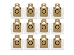 Conjunto De 12 Sacos Pó Para Aspirador Robô Bot D10 Plus Rls3d Peças Reposição Tuotuo