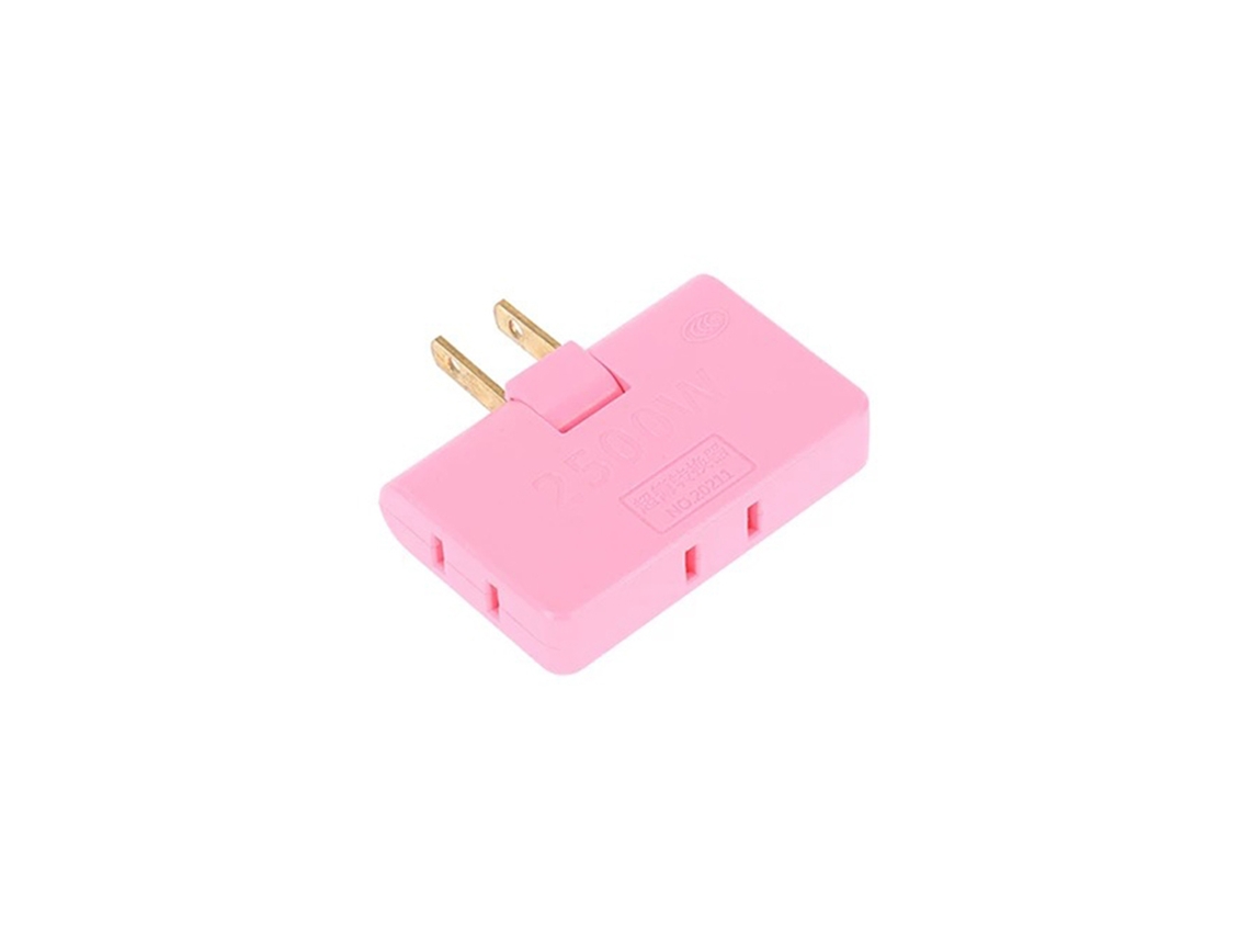 Laxiscreed Adaptador De Conversão 1 Para 3 Com Suporte Até 250v E 2500w