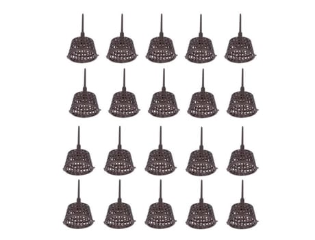 Cesta de fertilizante de malha de plástico Garosa 20 peças, caixa de fertilizante antiincrustante durável para bonsai com