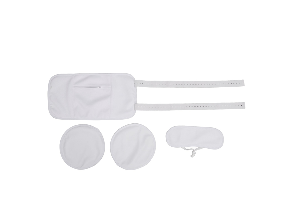Kit De Pacotes De Óleo De Rícino Reutilizáveis Para Cintura E Pescoço - Sem Vazamento, Ajustável E Efeitos Múltiplos