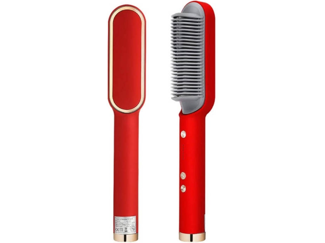 Modelador de Cabelo Lisseur0820H7 150 a 200ºc Vermelho