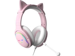 Auscultadores Gaming SUBSONIC LED Spectra Sweety (Rosa)