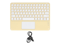 Teclado Bluetooth Sem Fio Com Função De Toque, Bateria Integrada, Adequado Para Telefones Móveis, Ipads E Laptops