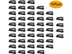 Organizador De Cabos, 50 Unidades De Presilhas Autoadesivas Para Cabos Elétricos, Cabos Ethernet E Sistema De Gerenciamento Para Tv, Pc