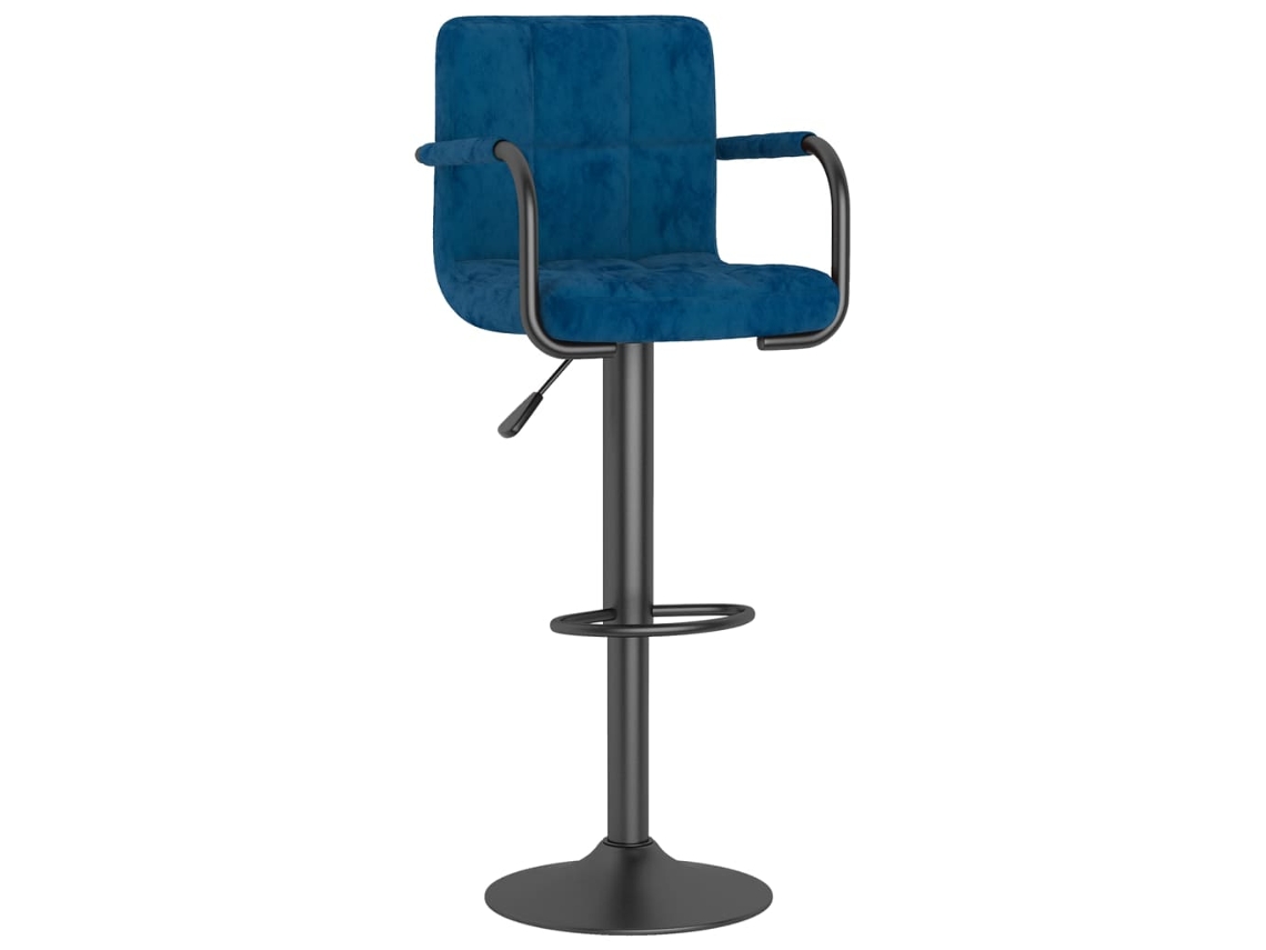 Bar Stool, Bar Stools Vidaxl Azul Veludo (n/a)