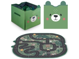 Contentor de Brinquedos e Tapete NK-408 Nukido - Verde