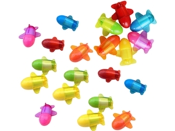 20 Caneta Esferográfica, para Material Escolar, Mini Canetas para Estudantes em Tons Pastel CHABERLU