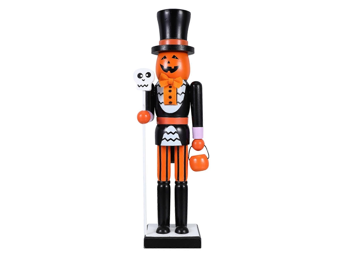 Quebra Nozes De Madeira Para Halloween, Soldado Em Pé Para Decoração De Festa De Halloween, Pintado À Mão, 38,00 X 9,00 X 8,0 Cm, 1 Conjunto Ly Ebike