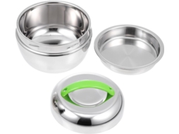 Marmita Bento Garneck Verde Em Aço Inoxidável 800ml Com Dupla Camada À Prova De Vazamentos Para Uso Doméstico E Externo