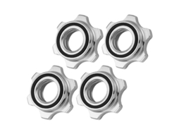 4 Porcas Antiderrapantes De Ferro Fundido Para Barra, Peças De Travamento Duplo Para Barra